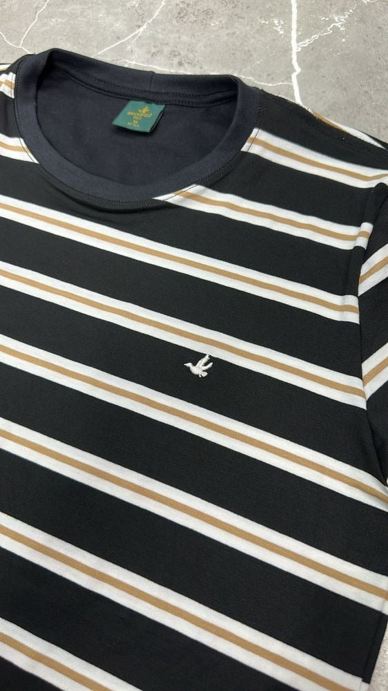 Camisa T-Shirt Listrada Importada Brooksfield Listra