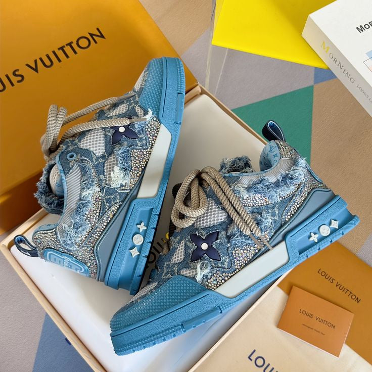TENIS LOUIS VUITTON SKATE BLUE