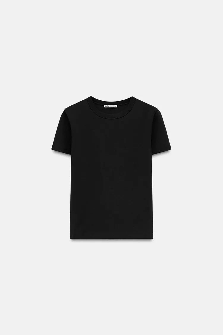 CAMISETA CANELADA PRETA UK DRIP