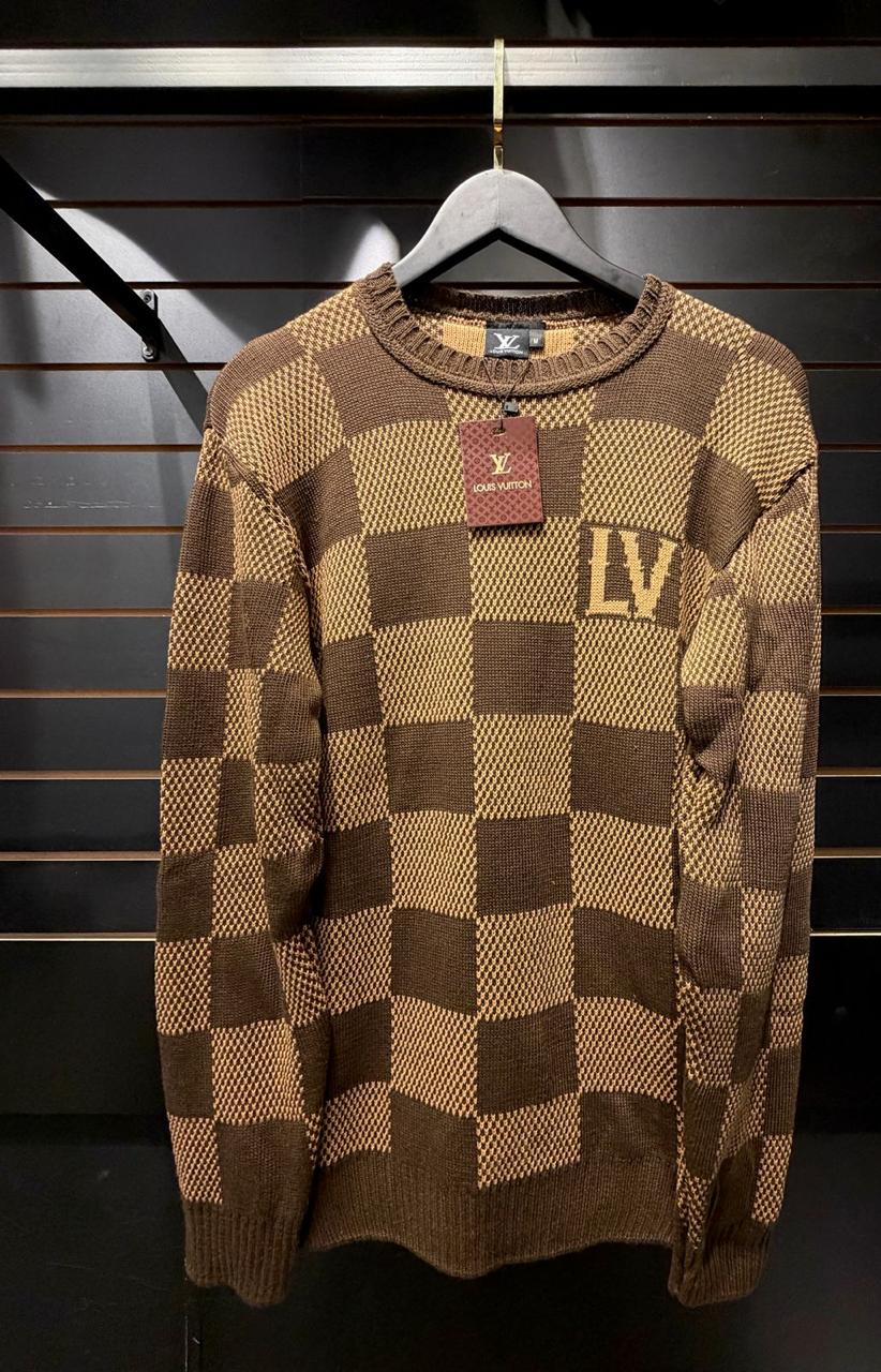 SUÉTER PREMIUM LV MARROM