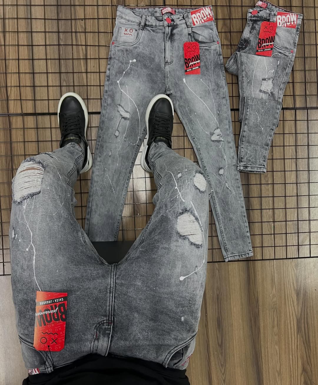 Calça Jogador Cinza