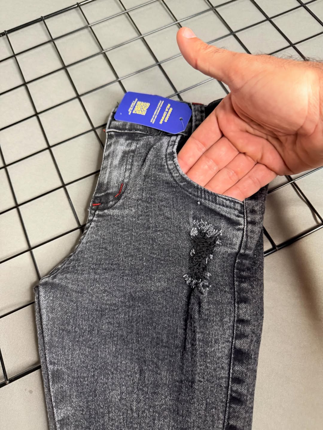 Calça Jogador Cinza Infantil