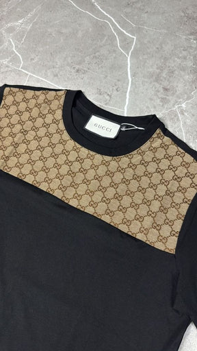 Camisa Gucci Black Linha super luxo com detalhe no peito