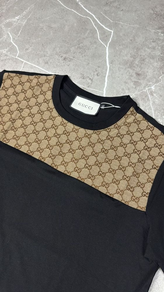 Camisa Gucci Black Linha super luxo com detalhe no peito