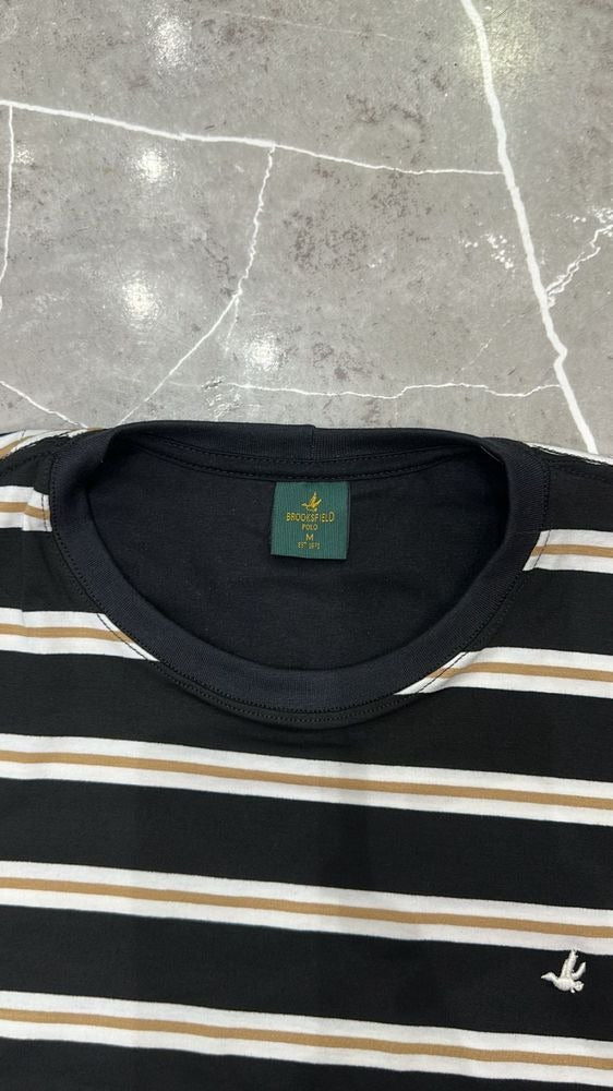 Camisa T-Shirt Listrada Importada Brooksfield Listra