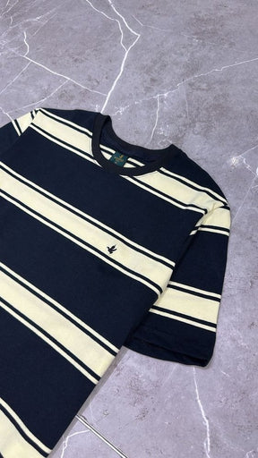 Camisa T-Shirt Listrada Importada Brooksfield Preto/Amarelo Listra