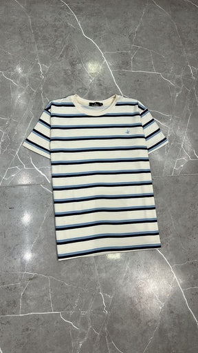 Camisa T-Shirt Listrada Importada Brooksfield azul Listra