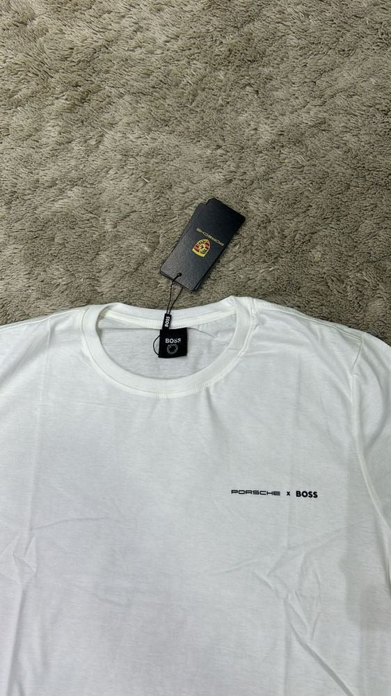 Camiseta Porsche X Boss Branca