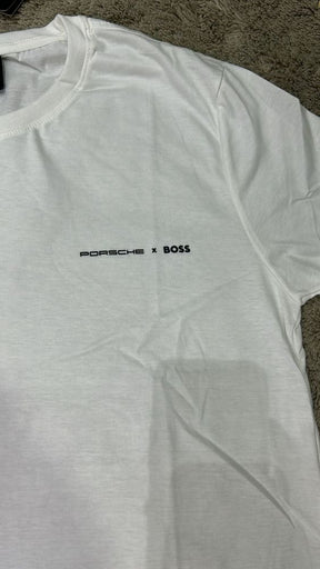 Camiseta Porsche X Boss Branca