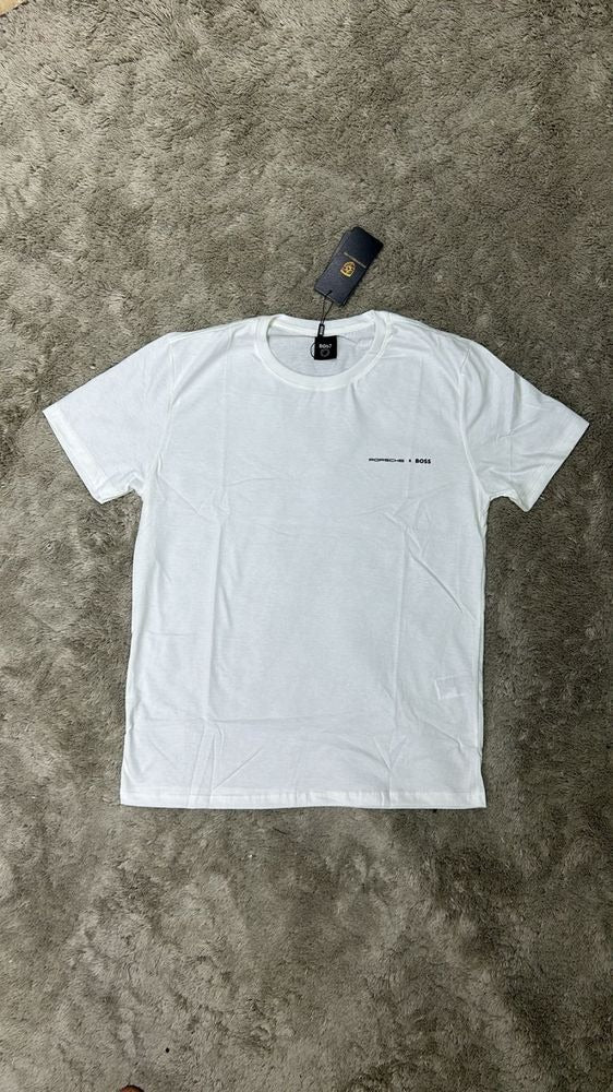 Camiseta Porsche X Boss Branca