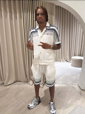 CONJUNTO CASA BLANCA CINZA E BRANCO