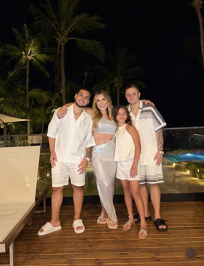 CONJUNTO CASA BLANCA CINZA E BRANCO