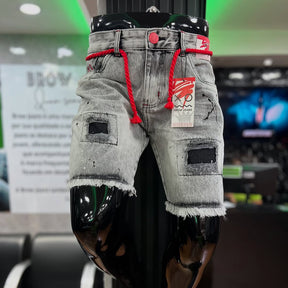 Bermuda Jogador Jeans Drip BR – Conforto Extremo e Autenticação | 25% OFF