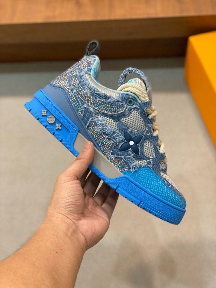 TENIS LOUIS VUITTON SKATE BLUE