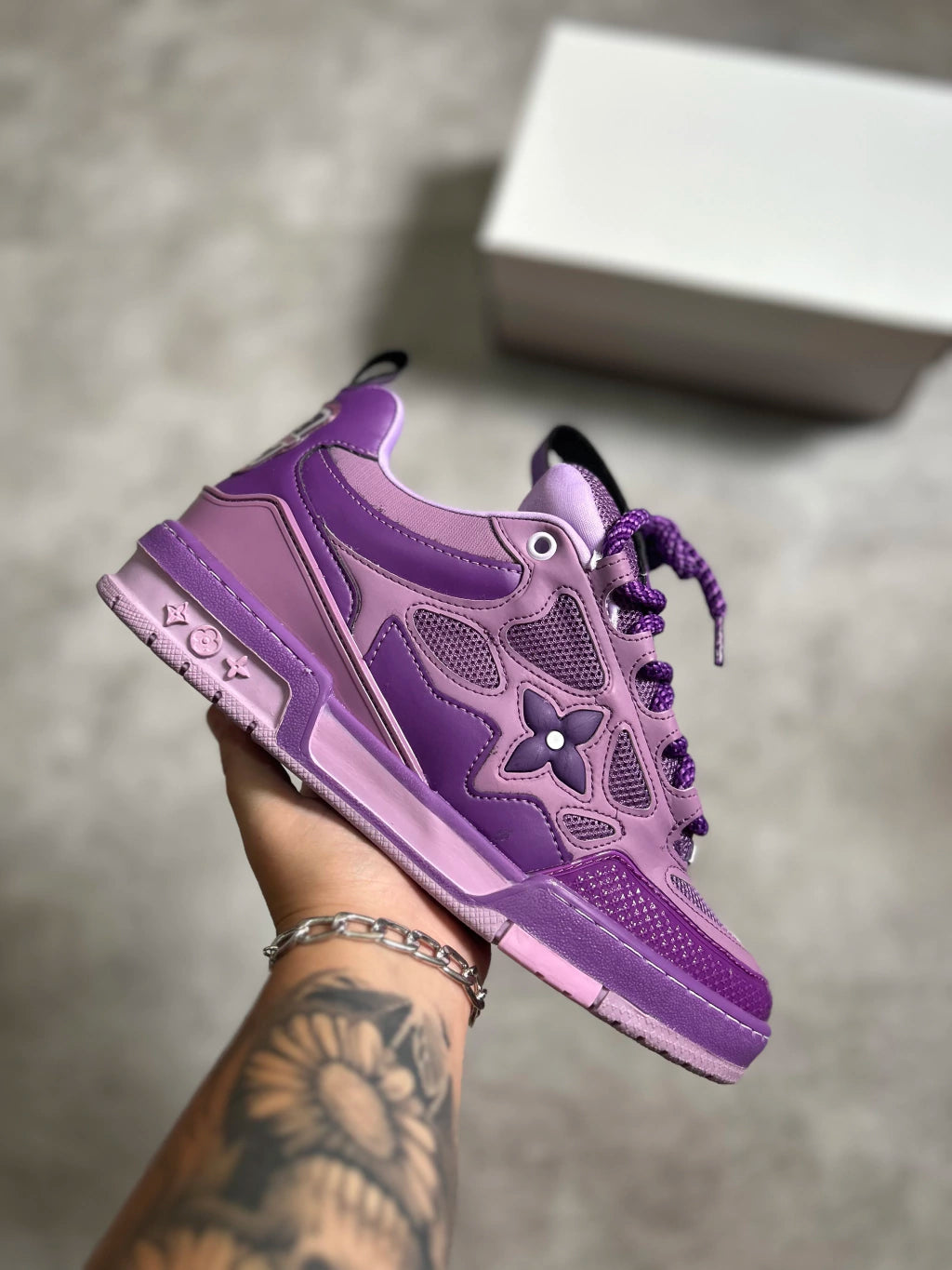 Louis Viutton Skate Roxo