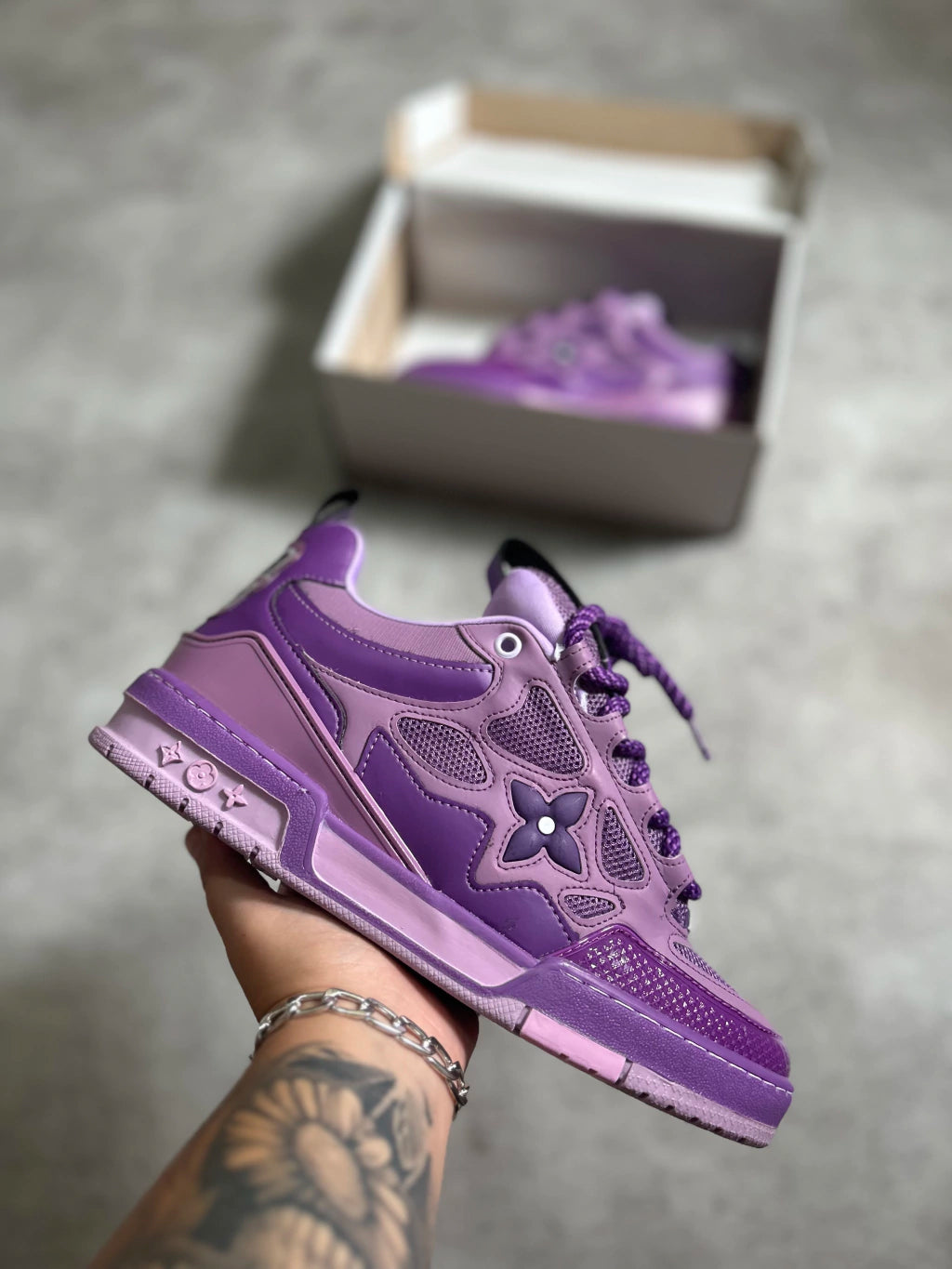 Louis Viutton Skate Roxo