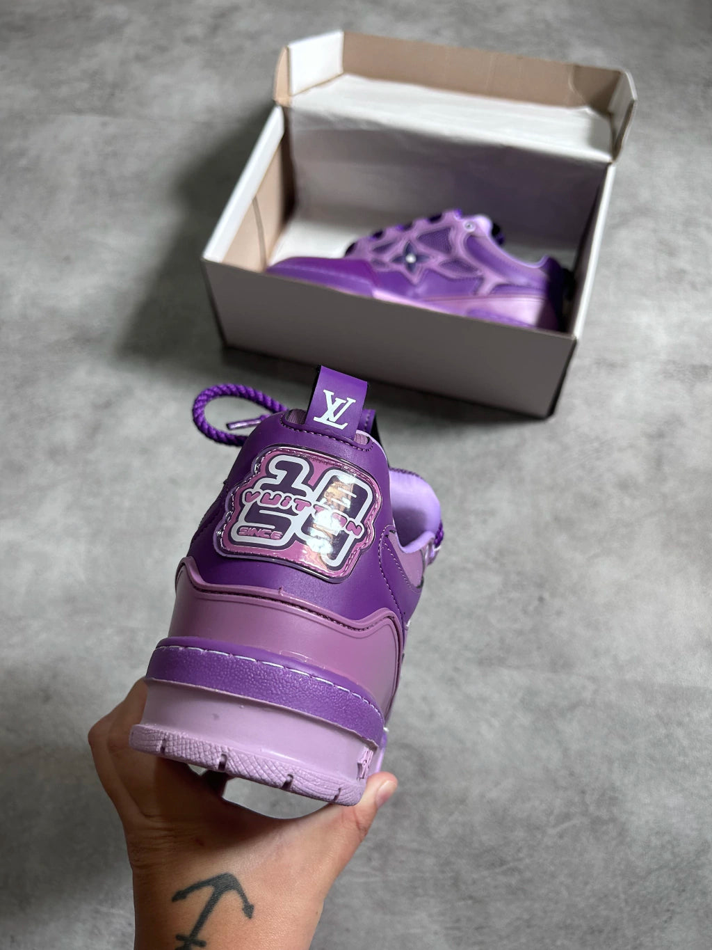 Louis Viutton Skate Roxo