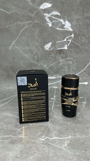 Lattafa Asad Eau de Parfum Preto - Perfume Masculino 100ml Original