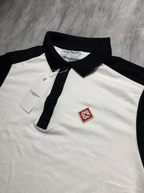 Polo Casa Blanca Preto/Branco
