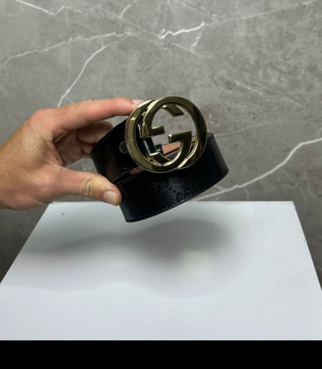 Cinto GG Black Gold
