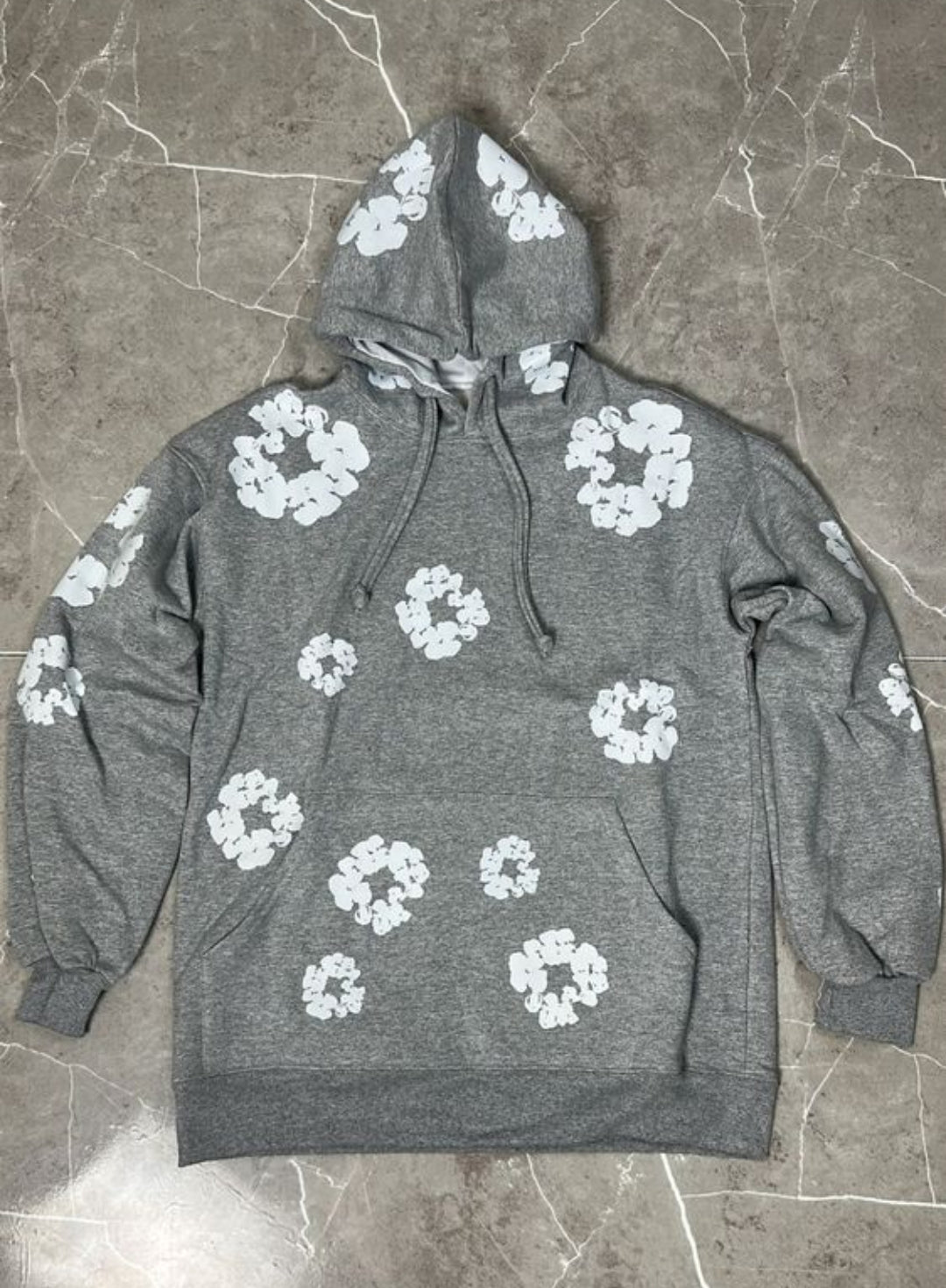 Moletom Floral Original Cinza