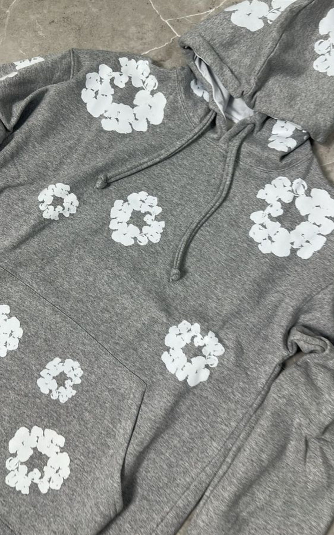 Moletom Floral Original Cinza