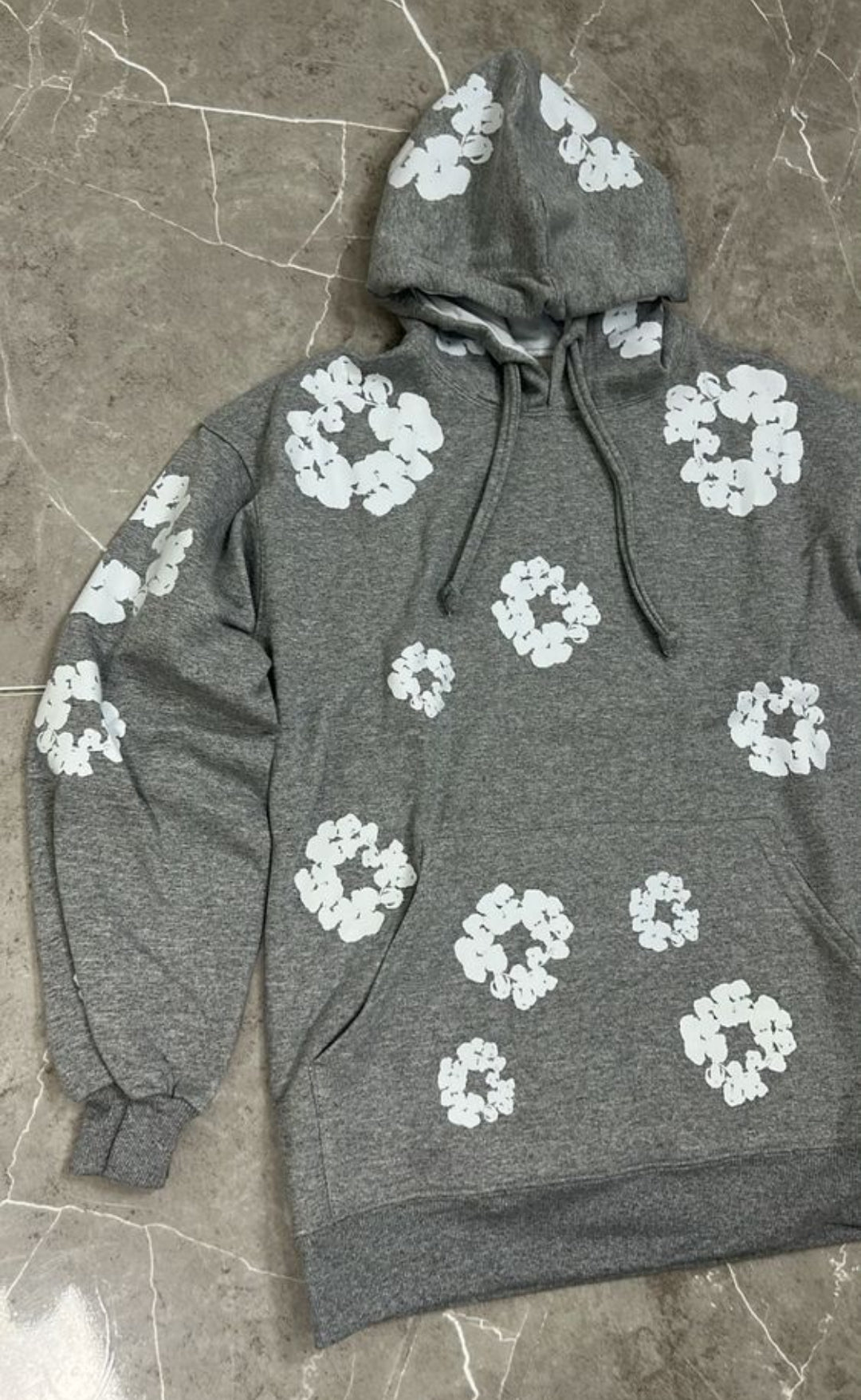 Moletom Floral Original Cinza