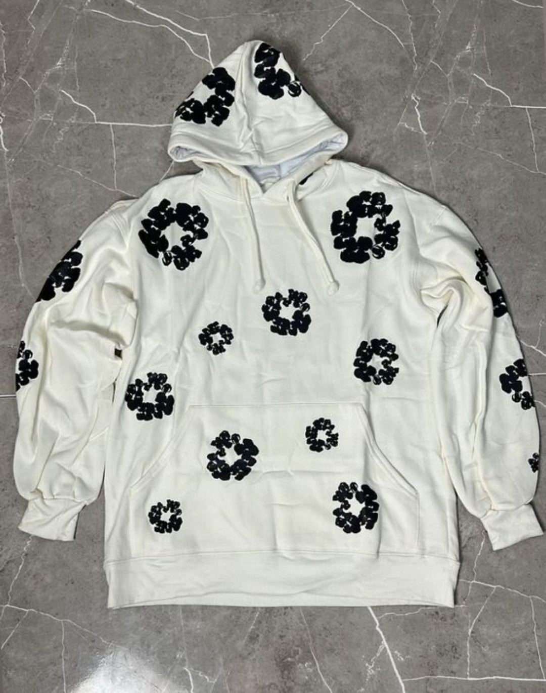 Moletom Floral Branco