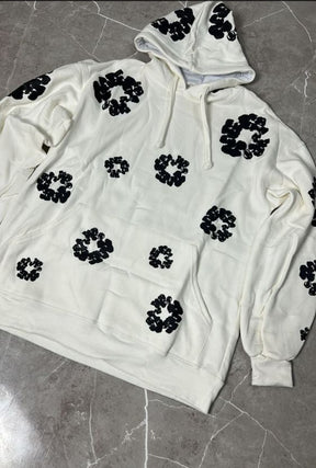Moletom Floral Branco