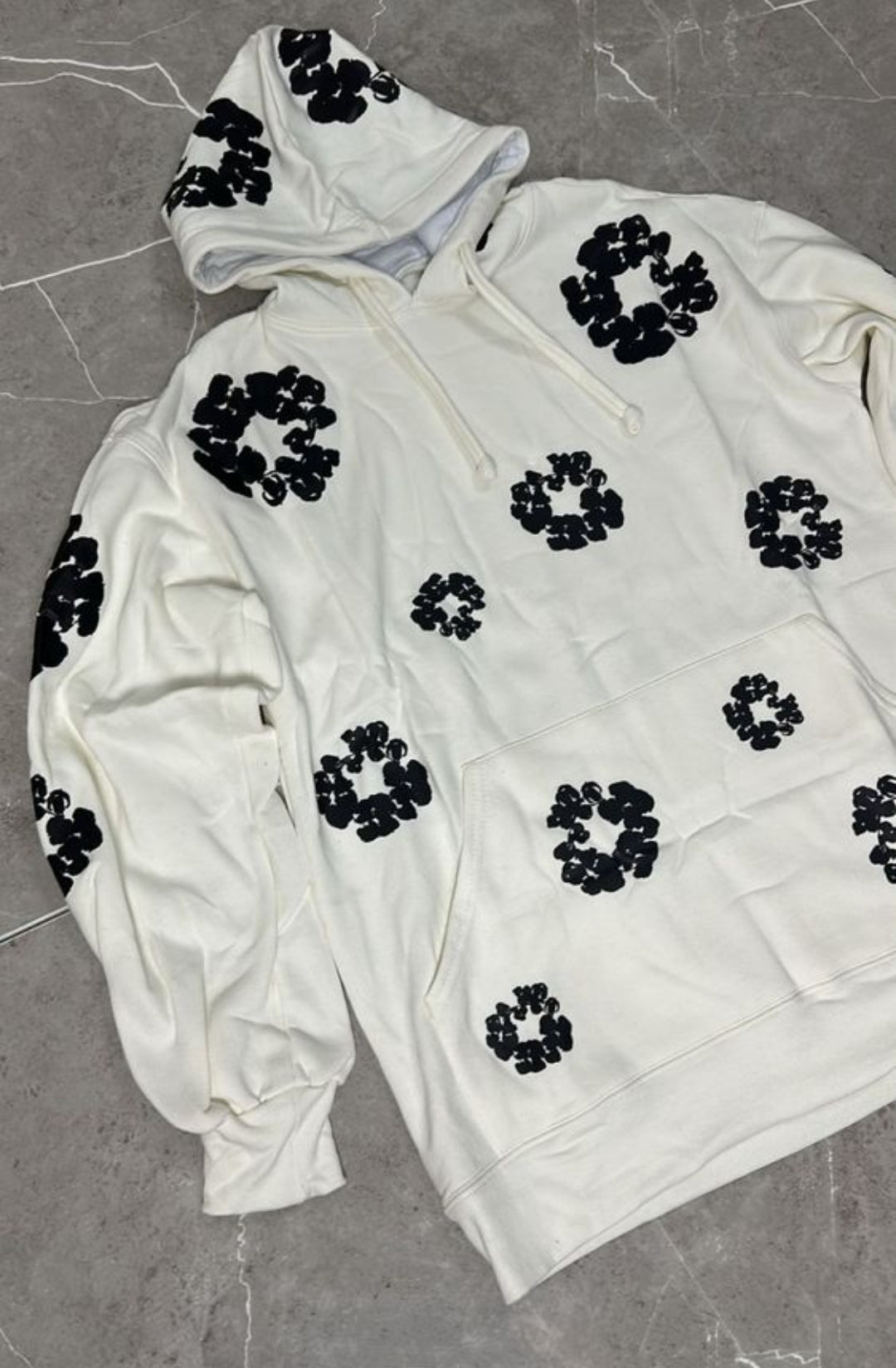 Moletom Floral Branco