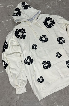 Moletom Floral Branco