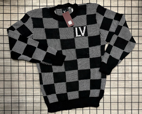 Suéter Louis Vuitton Preto/Cinza