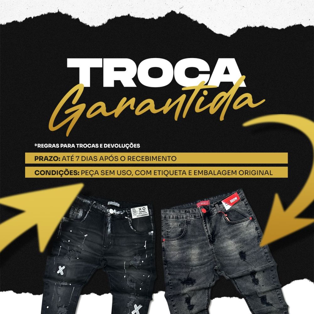 Calça Jogador Brow Jeans