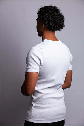 CAMISETA CANELADA BRANCA UK DRIP