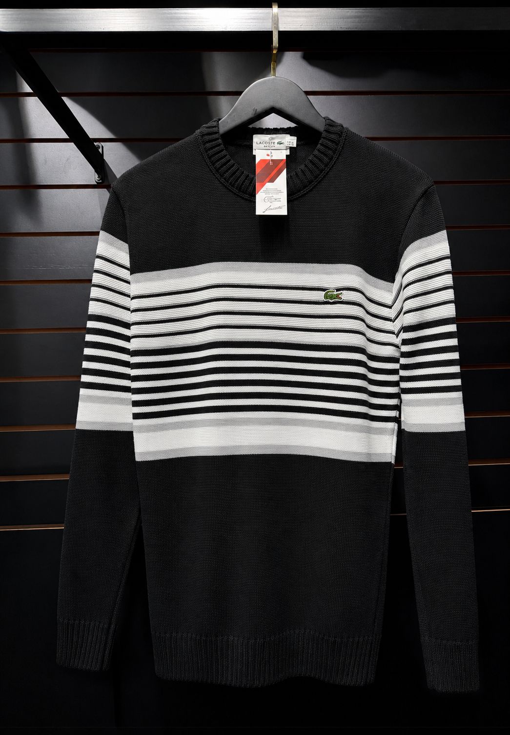 SUÉTER PREMIUM LACOSTE PRETO