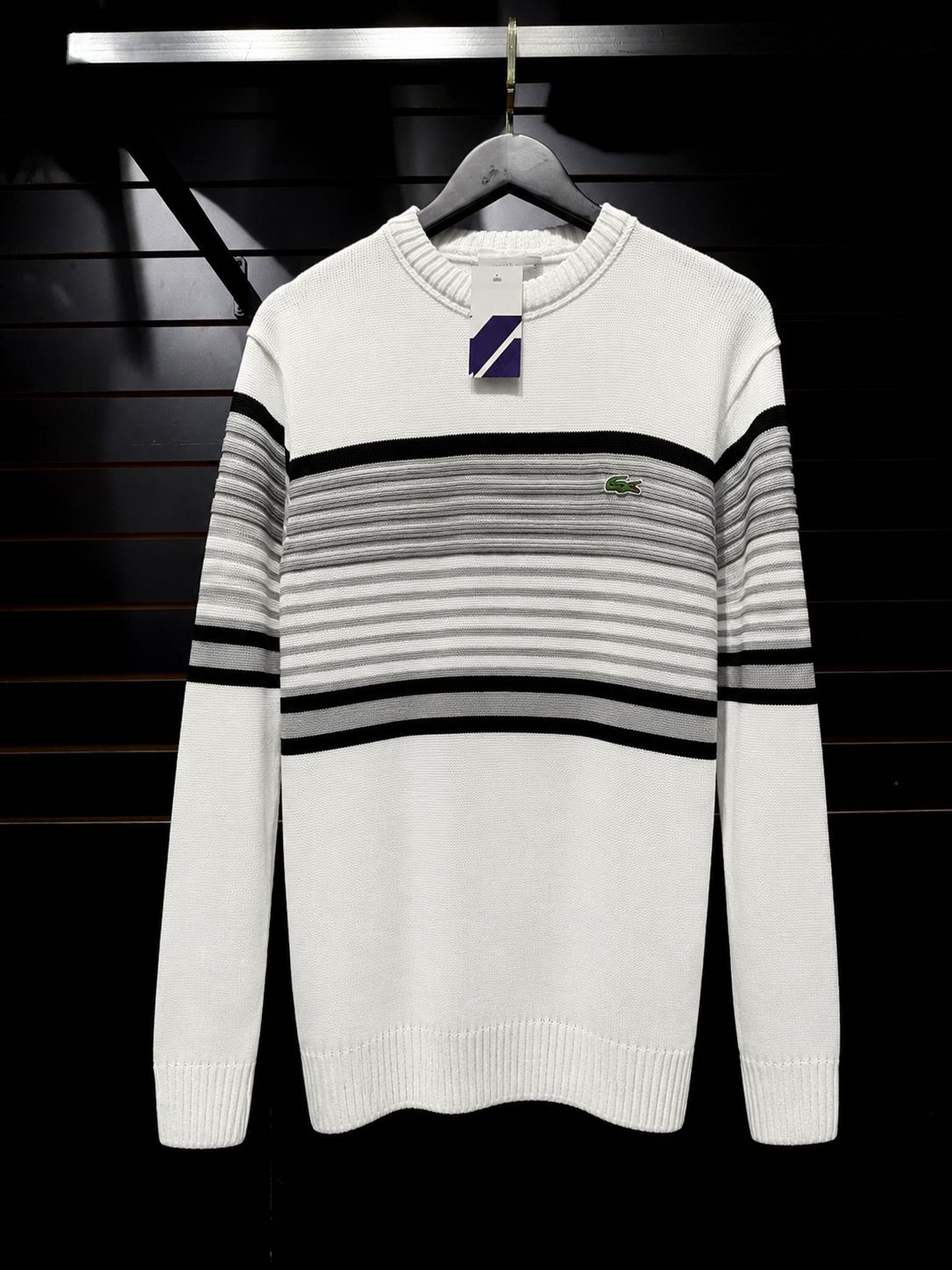 SUÉTER PREMIUM LACOSTE BRANCO