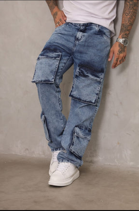 Calça Cargo Multiplos Bolsos