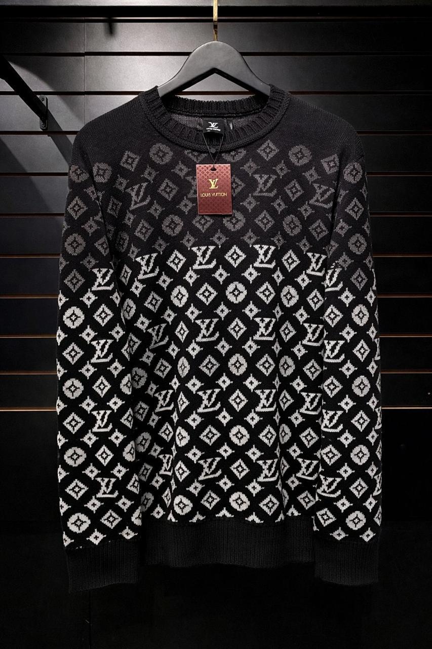 SUÉTER PREMIUM LV PRETO DÉGRADE