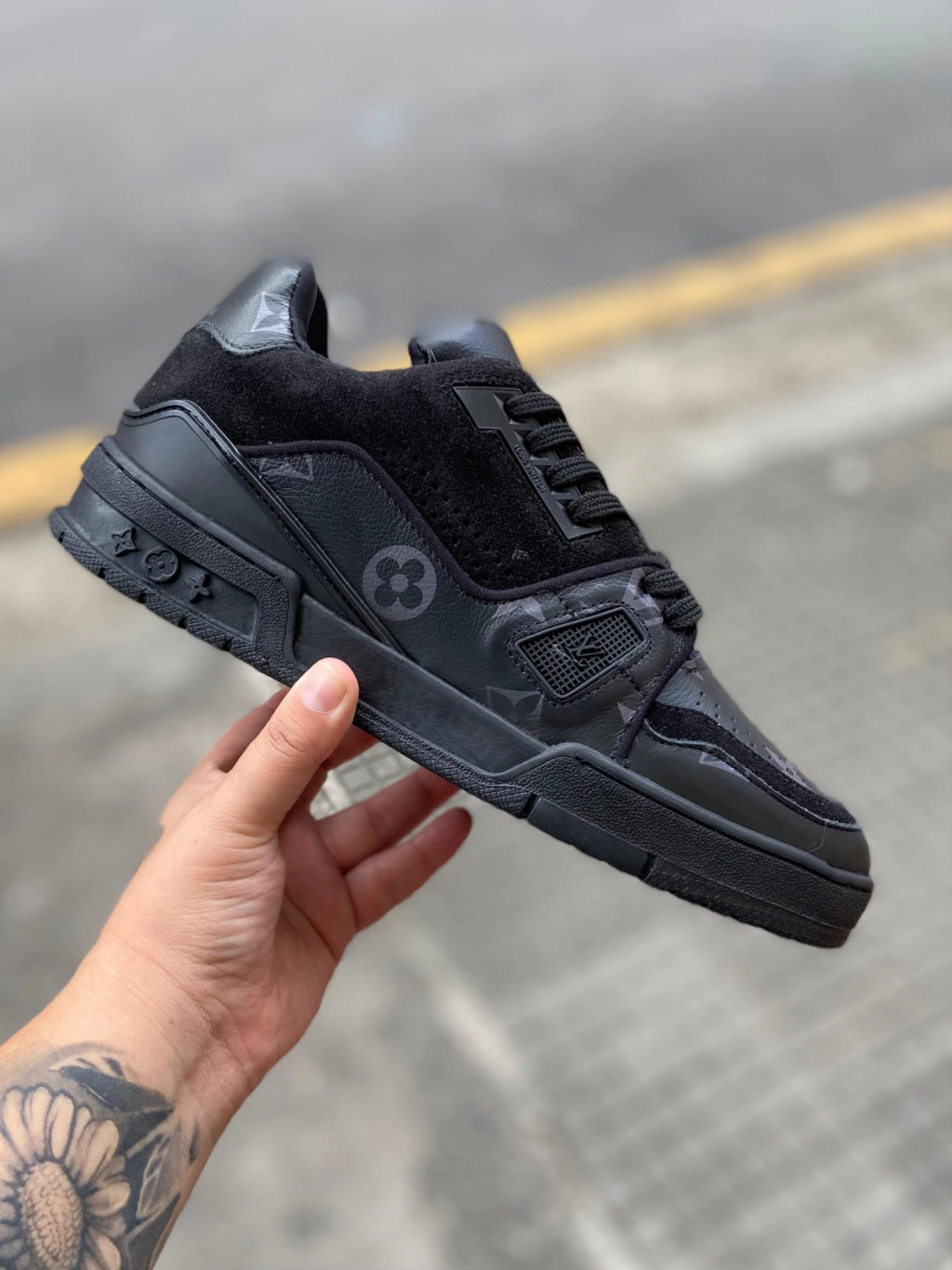 Tenis Trainer Preto e Roxo