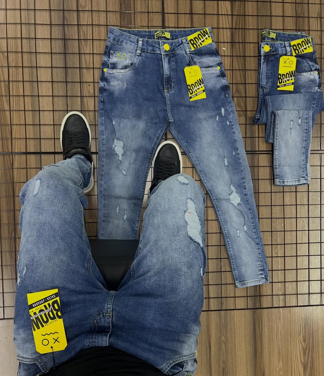 Calça Jogador Brow Jeans