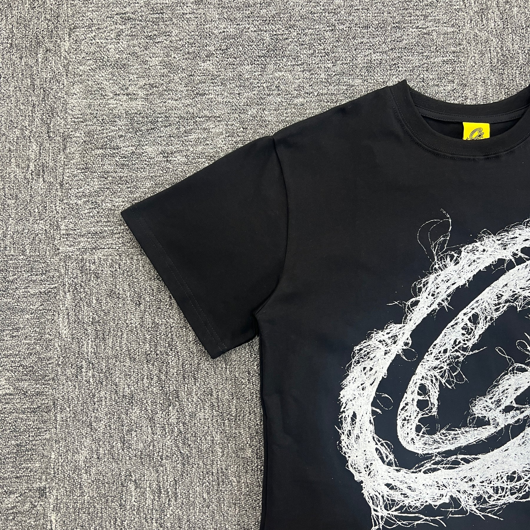 Camiseta Corteiz Tee-Black