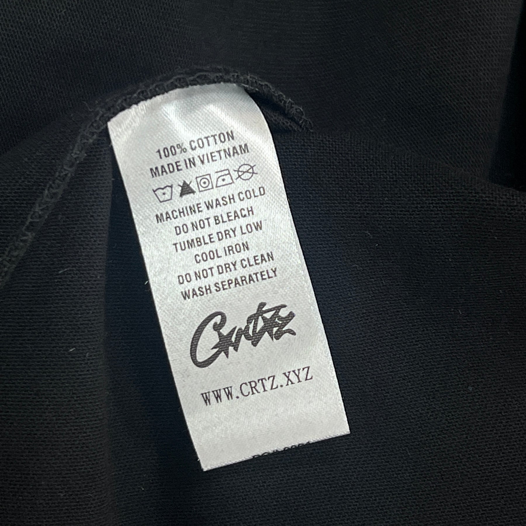 Camiseta Corteiz Tee-Black