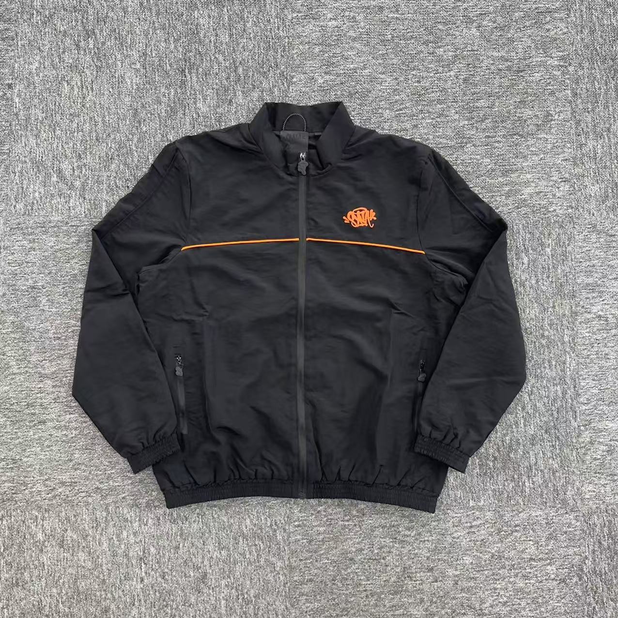 Conjuto Syna World Shell-Tracksuit-Black/Orange