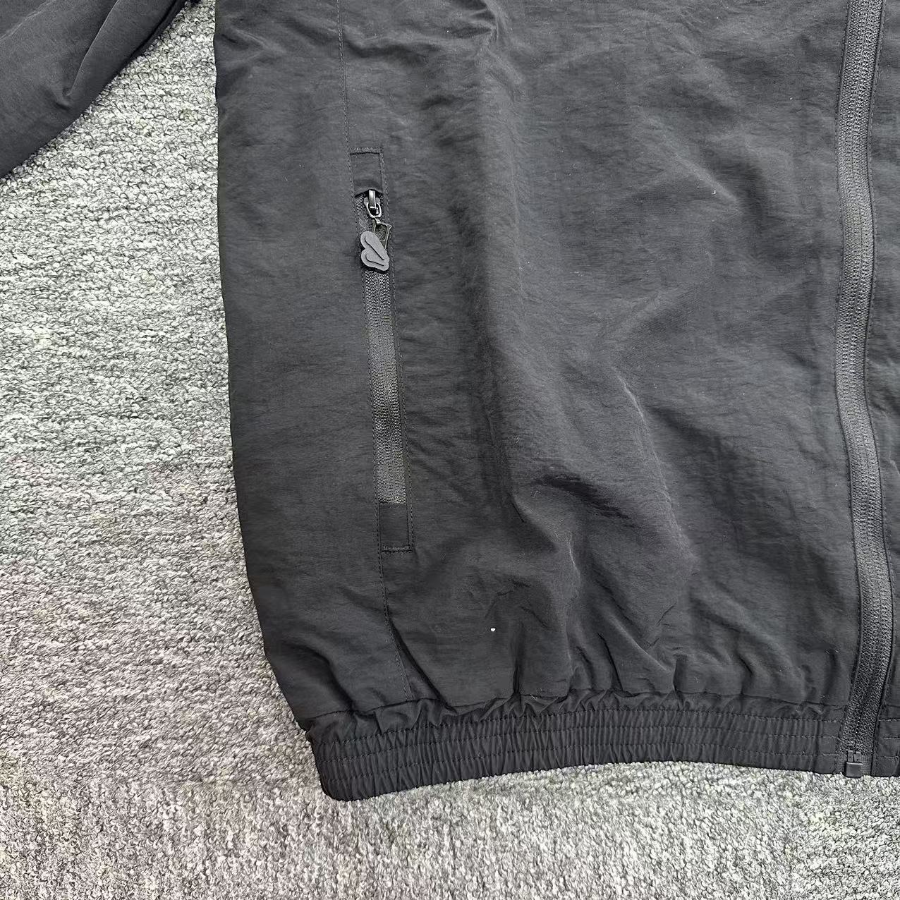 Conjuto Syna World Shell-Tracksuit-Black/Orange