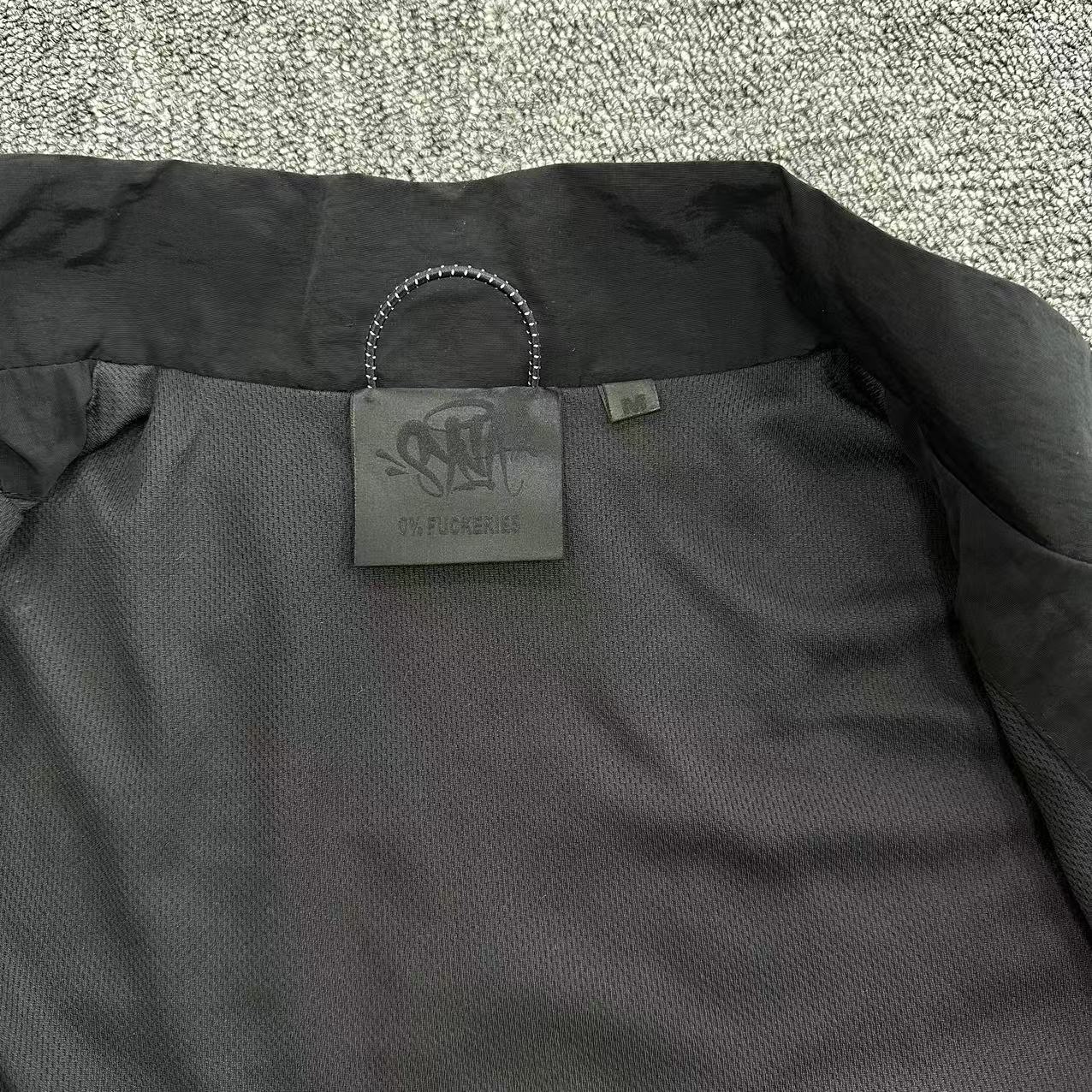 Conjuto Syna World Shell-Tracksuit-Black/Orange