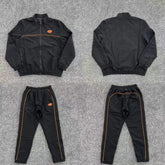 Conjuto Syna World Shell-Tracksuit-Black/Orange