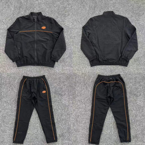Conjuto Syna World Shell-Tracksuit-Black/Orange