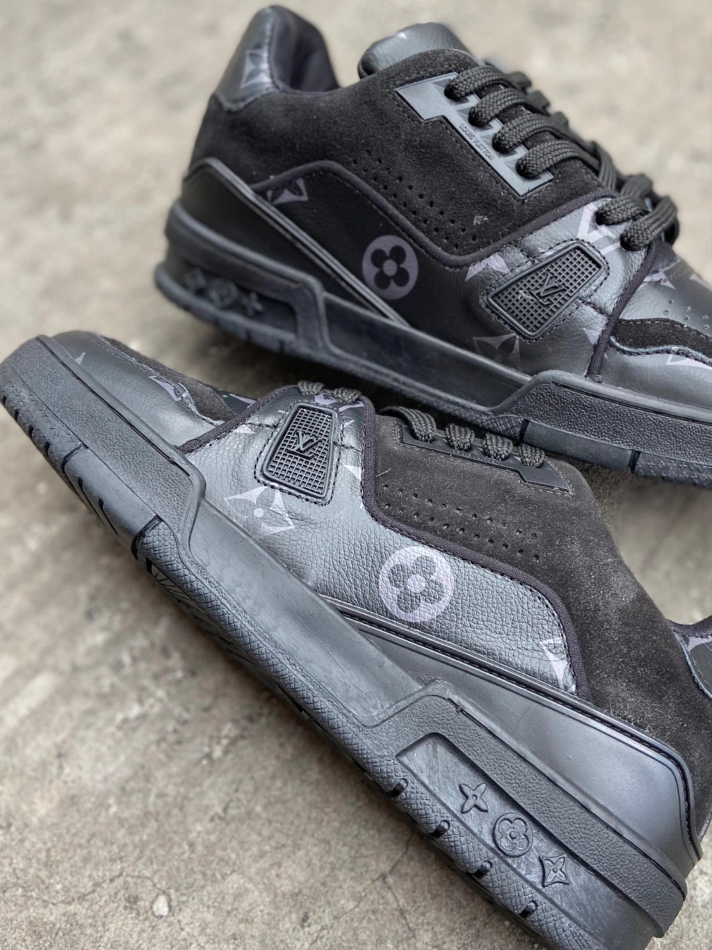 Tenis Trainer Preto e Roxo