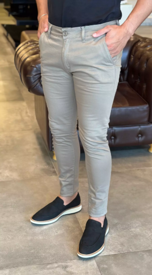 Calça Alfaiataria Caqui