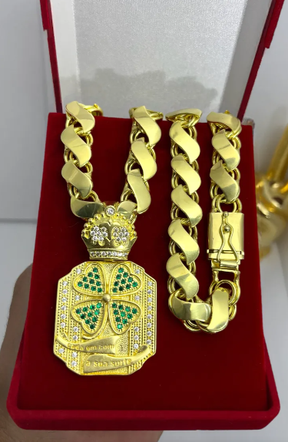 Cordão Corrente Mc Poze Friso S De Moeda Antiga Pingente Top Ouro